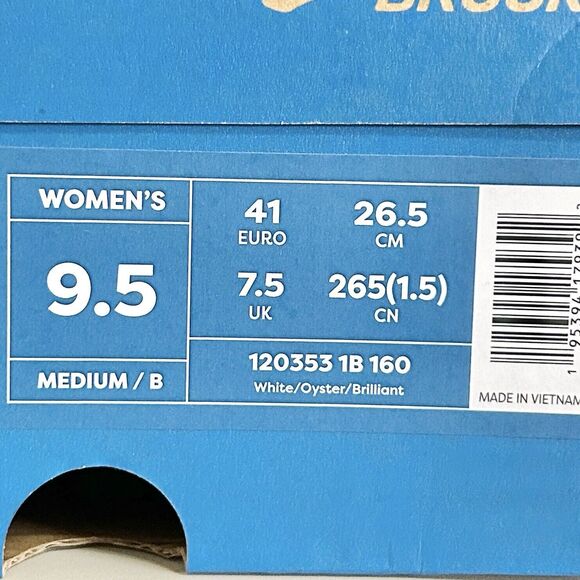Brooks Wmns Adrenaline GTS 22 “White Brilliant” Women’s Size 9.5 Running Shoes - Picture 8 of 8